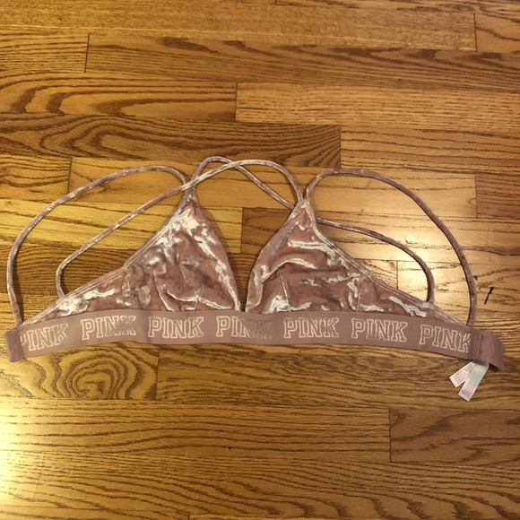 PINK Victoria’s Secret Velvet Bralette - Picture 2 of 4